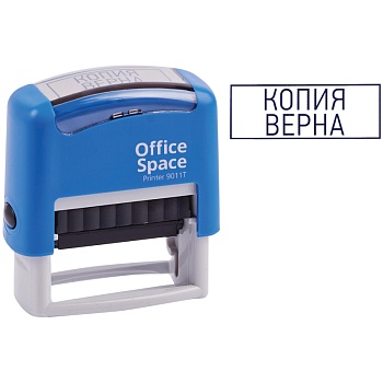 Штамп "КОПИЯ ВЕРНА", 38*14мм, OfficeSpace, 323834