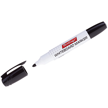 Маркер для доски Berlingo черный, пулевидный, 2мм, РМ6214, 1/12, 117146, Корея