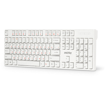 Клавиатура Smartbuy ONE 238, USB мультимедийная, белая, 321294