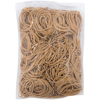 Резинки для денег (банковские), 100г, Hatber, диаметр 60мм, натуральный цвет, 083945