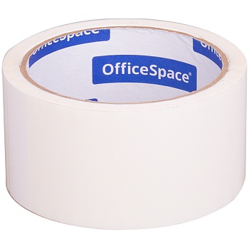 Клейкая лента 48мм*40м белая OfficeSpace 45мкм упаковочная КЛ_6963 1/36 219505