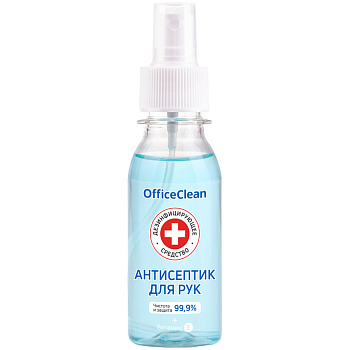 Кожный антисептик OfficeClean с витамином Е 100мл 309205