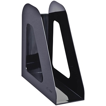 Лоток д/бумаг вертикальный СТАММ, "Фаворит", черный, ЛТ705, 1/14, 160504