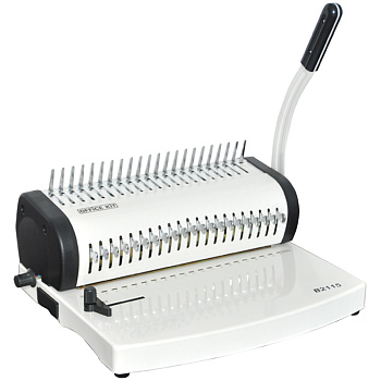 Брошюровщик Office Kit B2115, пластиковая пружина, перфорация 15л, переплет 500л, 318085 