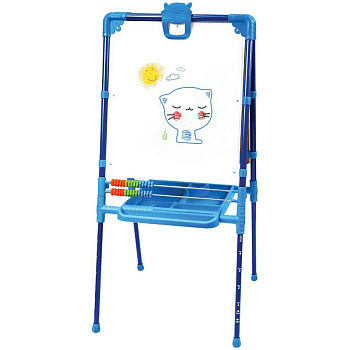 Доска-мольберт детский Nika kids "Растущий" М2Л/СН2, 2-сторон., синий/голубой,321743 