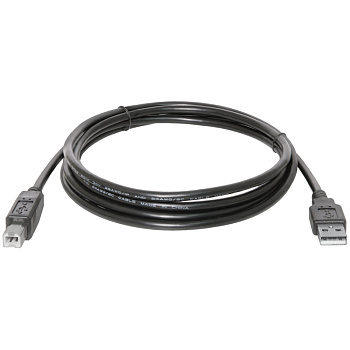 Кабель Defender USB04-06 USB2.0 (AM) - USB (BM), 1,8м, черный, 262245