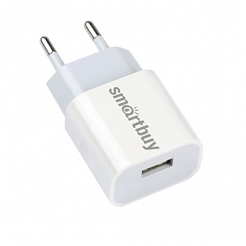 Зарядное устройство Smartbuy Flash 2.4A output белый 346093