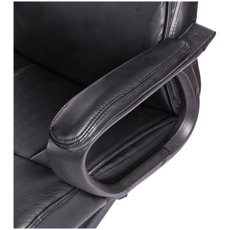 Кресло руководителя Helmi HL-Е28 "Approved", экокожа черная, 297332