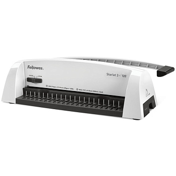 Брошюровщик Fellowes "Starlet 2+" пластиковая пружина, перфорация 12л., переплет 120л., 235428