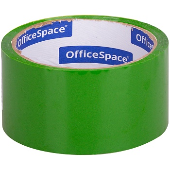 Клейкая лента 48мм*40м зеленая OfficeSpace 45мкм упаковочная КЛ_6287 1/36 212004
