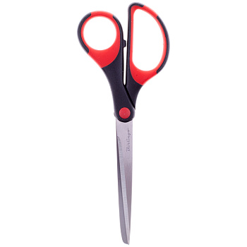 Ножницы 19см Berlingo "Office Soft"  эргономичные ручки, мягкие вставки, S7010, 1/12, 115570