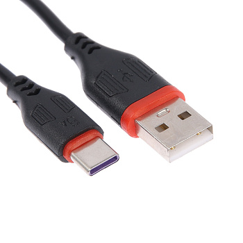 Кабель USB 2.4-Type-C, 1 м, ELTRONIC, для передачи данных и зарядки, черный, 9699573