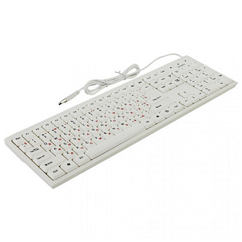 Клавиатура проводная SVEN Standard 303, USB, 104 клавиши, белая, SV-03100303UW, 512895