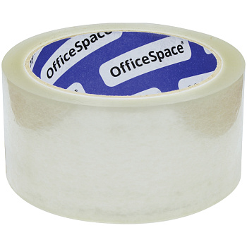 Клейкая лента 48мм*66м OfficeSpace 40мкм упаковочная 254424
