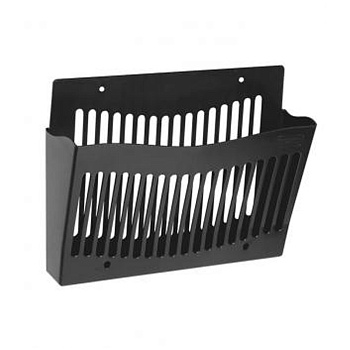 Лоток д/бумаг настенный Стамм, черный, ЛТ921, 324106