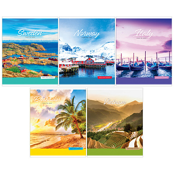 Тетрадь 80л А5 клетка ArtSpace "Путешествия. Travel the word", 282086