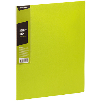Папка 20 вклад Berlingo "Color Zone", 14мм, 600мкм, салатовая, AVp_20619, 1/35, 274777