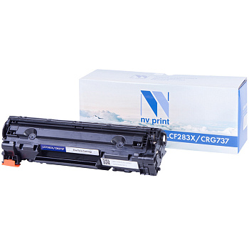 Картридж NetProduct HP LJ Pro M225MFP/M201/Canon №737, 2,5K (CF283X) ЧЕРНЫЙ (совместимый), 248425