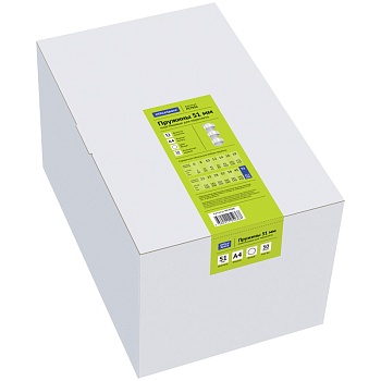 Пружины пластик D=51мм OfficeSpace, белый, (КОМПЛЕКТ 50шт), РС7036, 222476