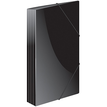 Папка на резинке Berlingo "Standart", А4, 600мкм, черная 117162/МВ2326