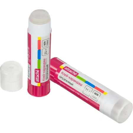 Клей-карандаш 21г Attache прозрачный, 1791802