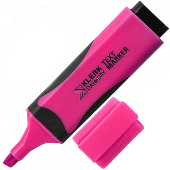 Текстовыделитель розовый 1-5мм KLERK DAY to DAY, 1/12, 211863