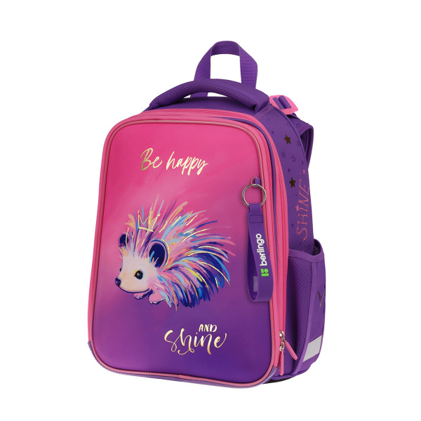 Ранец Berlingo Expert "Hedgehog" 37*28*16см, 2 отделения, 2 кармана, анатомическая спинка, 349745