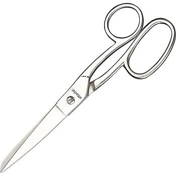 Ножницы 17,5см Attache Metal, ассиметричные ручки, цельнометаллические, 843587