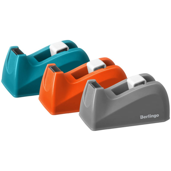 Диспенсер настольный Berlingo для канцелярской клейкой ленты, ассорти, 243040