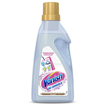 Ваниш отбеливатель, VANISH "Oxi Advance" Мультисила, гель, для белых тканей, 750мл, 330597