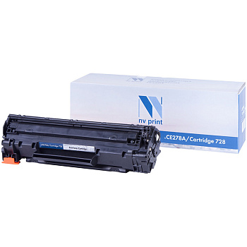 Картридж совм NV Print CE278A/Cartrid 728 черн для HP LJ Р1566/Р1606W/M1536dnf Canon 4410 NV-CE278A