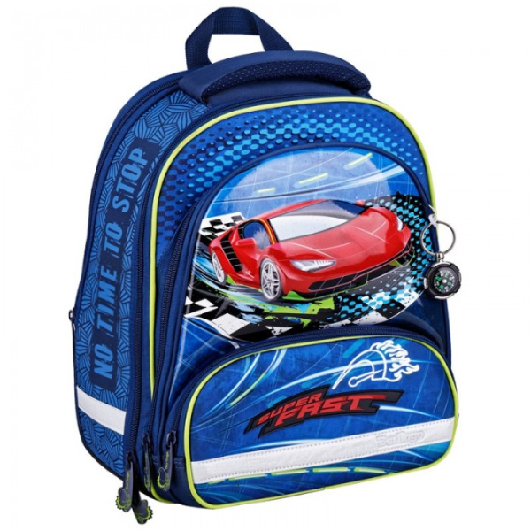 Ранец Berlingo Modern "Super fast" 37*28*21см, 2 отделения, 2 кармана, анатомическая спинка, 274923