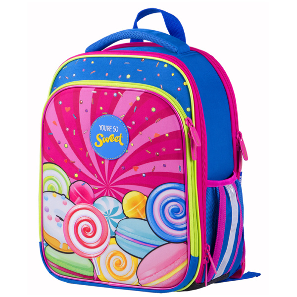 Ранец Berlingo Expert Plus "Sweets" 37*28*18см, 3 отделения, 2 кармана, анатом спинка, 297538