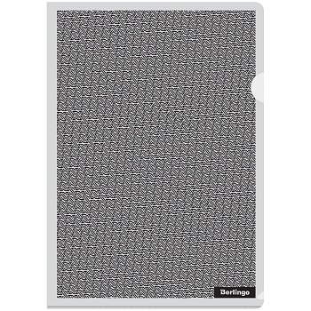 Папка-уголок А4 Berlingo "xFiles" прозрачная 150мкм, 1/20, AGp_04400, 262542